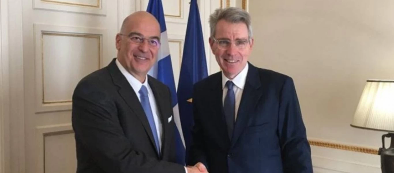 Συνάντηση Ν.Δένδια - Τ.Πάιατ για την παραβατικότητα της Τουρκίας - Στο επίκεντρο και η συνεργασία Ελλάδος- ΗΠΑ